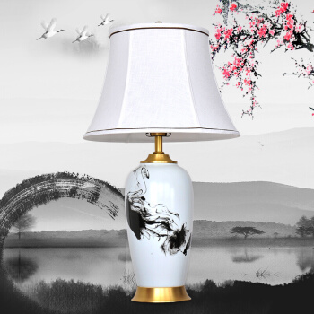 欧柏図禅意新中国式全銅セパレートLEDリング書斎の創意的個性芸能装飾灯水墨山水は味を強調して、5 watt LED電球をプロシュートします。