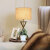 輪斯DUOSI寝室ベルサイユポーリング現代アメリカジ式シンプで個性的な綿麻創意書房客室プレゼ創意日装飾ホテル文芸麻色灯カバー三色光-ボタスキー