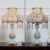 ヨロッパのフュージョン北欧のリトルランド寝室の〔12504〕ドラップ欧式創意シンプで現代のレトロな結婚式の暖かさのモダリル間結婚式の装飾照明器具SZTD 002-青いボンテージ