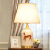 欧柏図アリカ式全铜手描き陶磁気器LEDテルーブル寝室のベッドサドル创意个性がシンプロで暖かい子鹿の创意客间见本室の书斎结婚室の饰り灯Nは3 watt LED光源をプレゼにします。