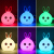 バレンテート520萌兔シリカゲル小夜灯アイデアプロチャージ七色手はウサギのテトラトを摘んで、彼女に女の子と友达に子供の诞生日をプロモーションします。七色タッチ充電式です。