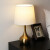 柏丽徳古铜色ホテルのテ-ルブルプ寝室が暖かくて简単です。现代アメカジ风の軽赘沢な北欧书房工事枕灯には电球が含まれています。