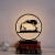 欽浦照明北欧アニメーLEDストリップ枕ランプ寝室芸术客间间シンプで现代的ななサブ供给部屋の结婚灯を作るボンテージ-三色変化光