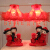 ベッドルームの赤の长明灯结婚祝の新婚プレゼ创意结婚式部屋の长命灯テ-ブルラインプ结婚用の枕元灯ロマジッチ
